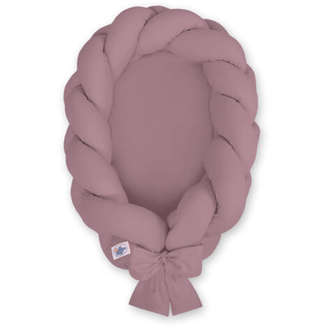 2-in-1 geflochtener Babykokon - Retro Pink