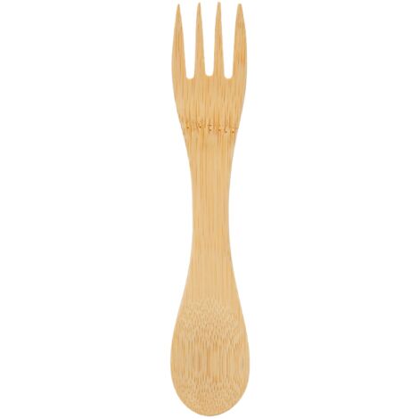 2-in-1 hitzebeständiger Löffel/Gabel für die Küche zu Hause und die Gastronomie – 16,8 x 3 x 2,8 cm