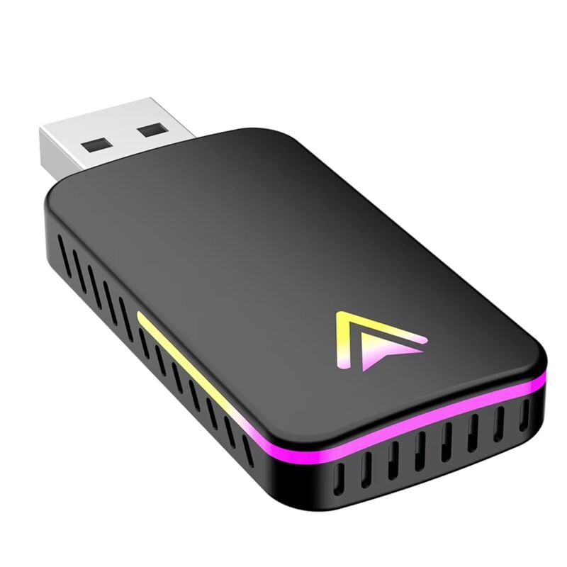 Image of Tlily - 2-in-1-Kabelloser Carplay-Adapter für iOS/Android Auto Smart Box Plug and Play