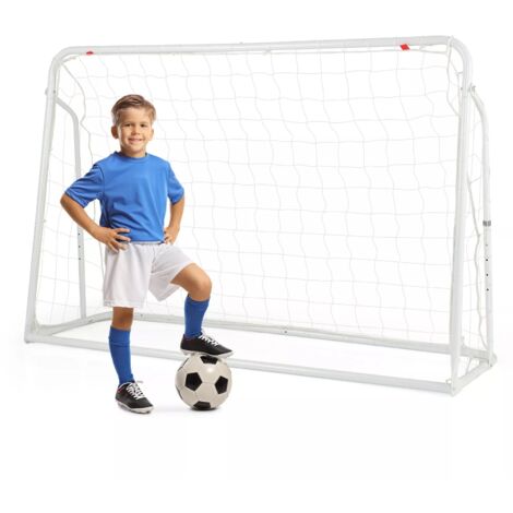 2-in-1 Kids Soccer Rebounder & Soccer Goal 6.1’ x 4’ Adjustable Soccer Goal