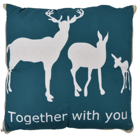 2-in-1-Kissen für Auto und Zuhause, 40 x 40 cm gefaltet (100 x 150 cm ausgebreitet), aus weicher und faltbarer Polyurethanfaser