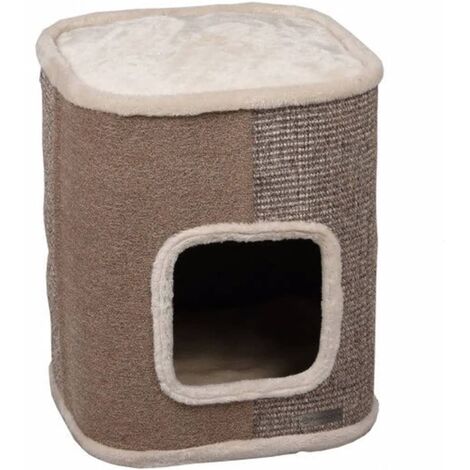 2-in-1 Kratztonne George S 40x40x49 cm Beige FLAMINGO - Beige
