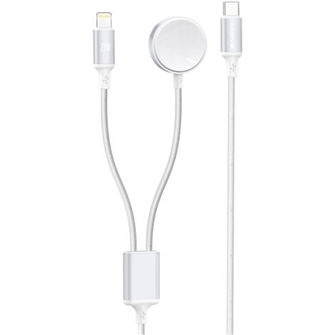 2-in-1 Ladekabel 1,2 m mit Überladeschutz