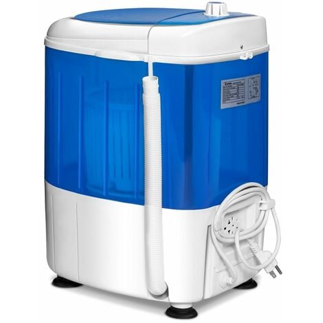 2-in-1 Mini Washing Machine Single Tub Washer and Spin Dryer W/ Timing Funtion