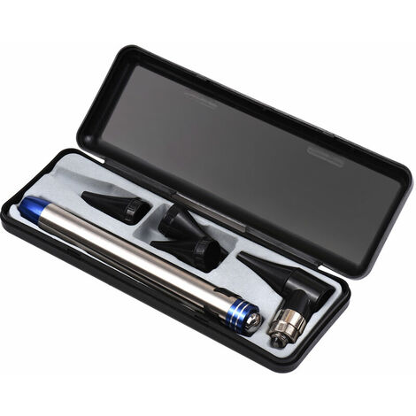 2-in-1-Otoskop- und Augendiagnose-Tool-Kit mit LED-Licht 4 mm austauschbare Ohrstöpsel