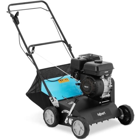 HILLVERT 2-in-1 petrol scarifier - 4200 W - 212 cm³ - working width: 400 cm Lawn aerator Scarifier petrol