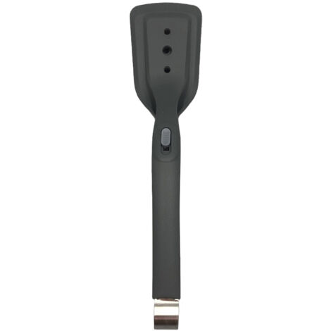 2-In-1 Silicone Spatulas and Tongs Multipurpose Barbecue Clamp Spatula with Lock for Bread Steak Fish Cooking Tool,gray