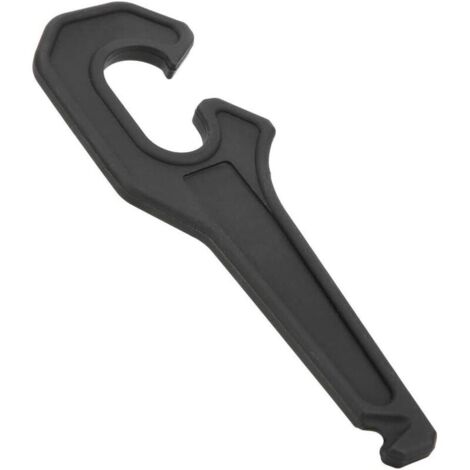 2-in-1 Tragbarer Reifenschlüssel, Fahrradreparaturwerkzeug im Reifenschlüssel-Stil, geeignet für Mountainbike-Reparaturen, Schwarz, 1 Stück