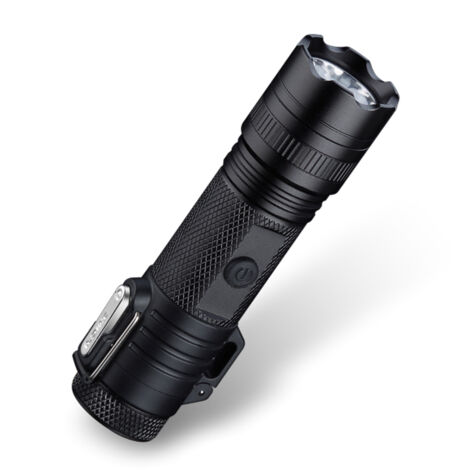 2-in-1 wasserdichte USB-Taschenlampe mit Autoladegerät für Wandern und Camping