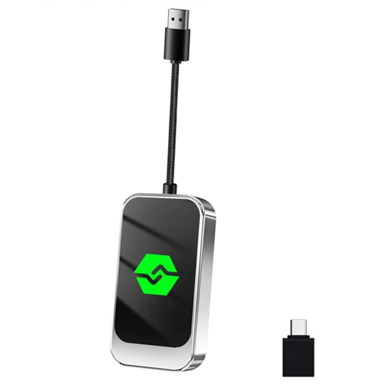 Image of Tlily - 2-In-1 Wireless Carplay Android Auto Adapter usb Auto Konvertieren Verdrahtete