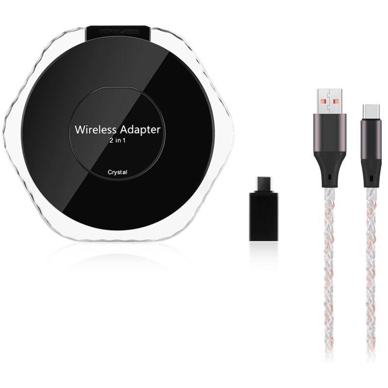 Image of 2 in 1 Wireless CarPlay Dongle Verdrahtet zu Android Auto Box für Auto Radio Hat Integrierte