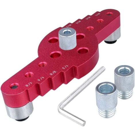 2-in-1 wood drilling guide, vertical tenon drilling jig, wood hole finder with drill bushing, dowel drilling guide for the MUMU work jig positioner