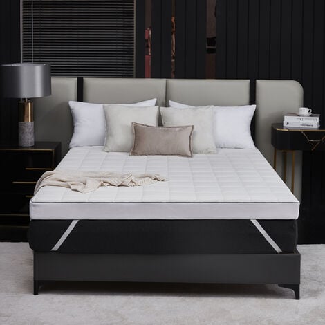 AUTRES 2 Inch Ultra Comfort Latex Foam Mattress Topper - Double