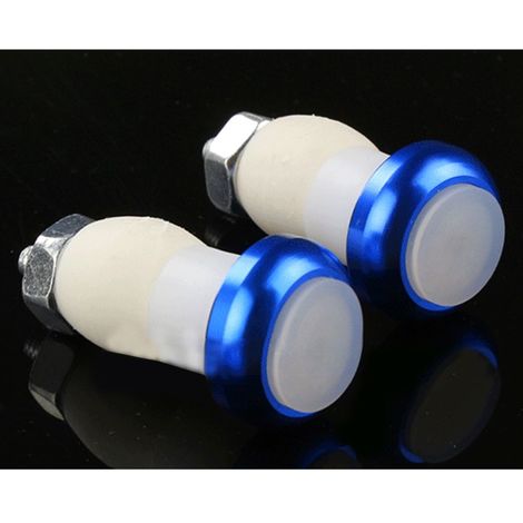 2 Indicatori di direzione a led per manubrio bici Colore - Blu