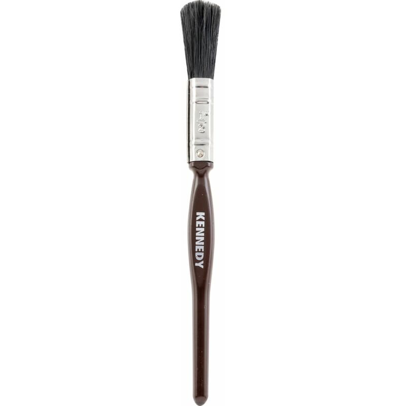 Flat Paint Brush, Natural Bristle, 1/2IN.- you get 5 - Kennedy