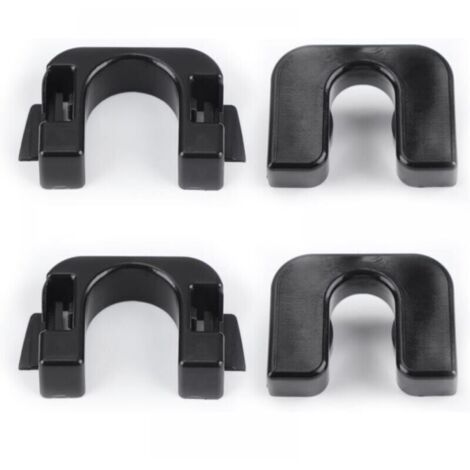 2 Jeu 1539663 de Fixation Plage Arrière Couvercle de Coffre 015532109E Compatible avec Ford Fiesta MK3 Mk7 Mk8 B-Max C-max pour Housse de Coffre à Bagages, en Plastique