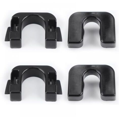 2 Jeu 1539663 de Fixation Plage Arrière Couvercle de Coffre 015532109E Compatible avec Ford Fiesta MK3 Mk7 Mk8 B-Max C-max pour Housse de Coffre à Bagages, en Plastique