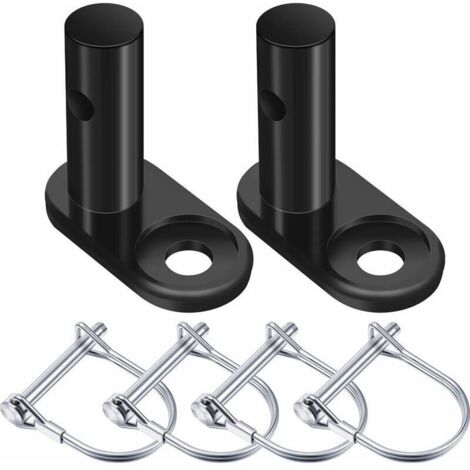 2 Jeux Coupleur de Remorque de Vélo Connecteur d'Attelage de Remorque de Vélo Remplacement d’Attelage de Remorque en Acier Adaptateur de Montage Coupleur de Vélo Adaptateur de Fixation, 6 Pièce