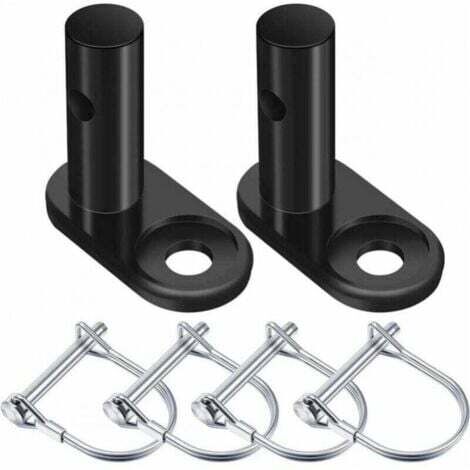 2 Jeux Coupleur de Remorque de Vélo Connecteur d'Attelage de Remorque de Vélo Remplacement d’Attelage de Remorque en Acier Adaptateur de Montage Coupleur de Vélo Adaptateur de Fixation