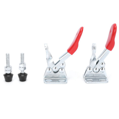 2 jeux de pinces à bascule de maintien LD GH-201-A, fixation de serrage, outils manuels, capacité de maintien de 30kg