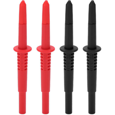 2 jeux de sondes de Test multimètre, sondes de Test à pointe de lanterne en laiton PA, avec fiche banane de 4mm, pour capteurs automobiles
