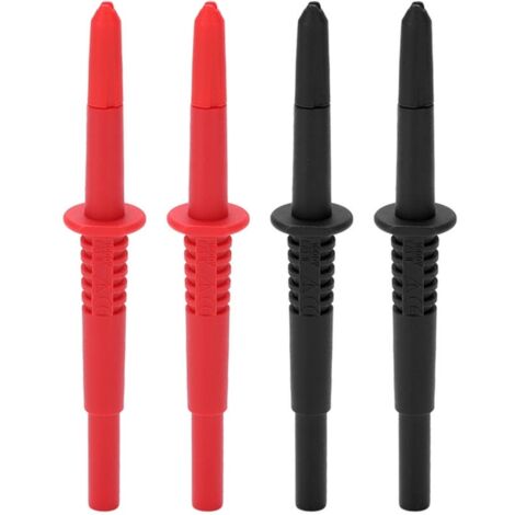 2 jeux de sondes de Test multimètre, sondes de Test à pointe de lanterne en laiton PA, avec fiche banane de 4mm, pour capteurs automobiles