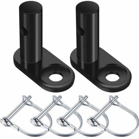 2 juegos de conectores de enganche de remolque de bicicleta, adaptador de montaje de repuesto de enganche de remolque de acero, adaptador de fijación de acoplador de bicicleta