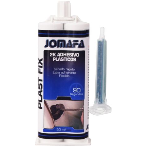 2 K ADHESIVO PARA PLASTICO BICOMPONENTE  Pegamento de reparacion de plasticos, 50ml