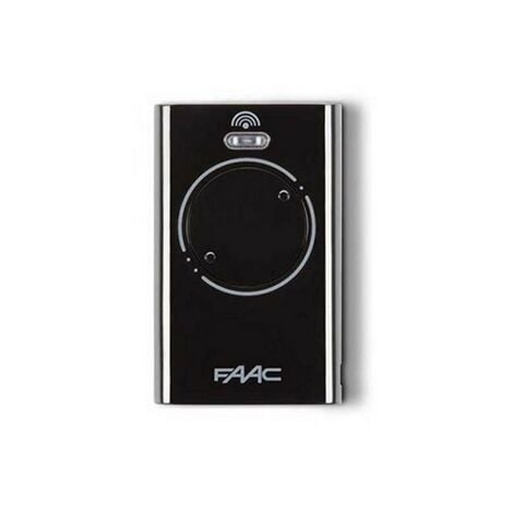 2-Kanal-Funkfernbedienungssender Schwarz FAAC XT2 433 SLH LR 7870071