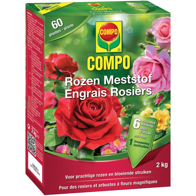 

2 kg de fertilizante rosas - Compo