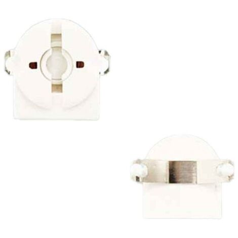 2 Kit Portalampade Per Neon Tubo Led T8