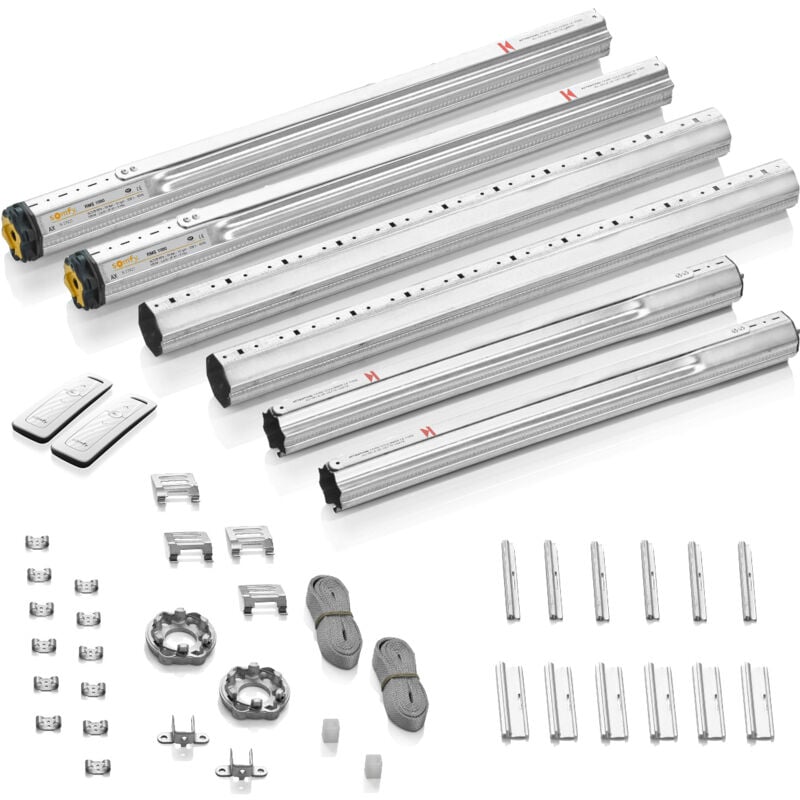 1241507 - 2 kits de motorisations avec moteur Altus 50 rts pour volets roulants rms 1000 - Radio rts - 10Nm - Fenêtre - Somfy