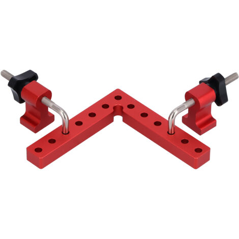 2 Kits d'Équerres de Fixation à Angle Droit pour Travail du Bois, Outils d'Assemblage 140mm