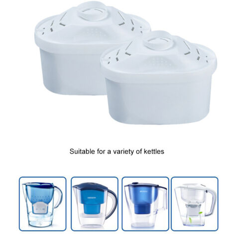 2 kompatible Brita Maxtra Wasserfilterkartuschen – Ersatzfilter für Brita Kannen