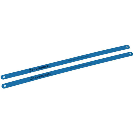 2 LAMES ACIER COBALT POUR SCIE À MÉTAUX 24 TPI SILVERLINE 456985