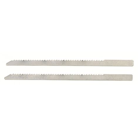 Lame de scie sauteuse 28056 HSS – Lot de 2 lames – Denture aiguisée pour coupe précise – Compatible Proxxon MicroMot STS/E