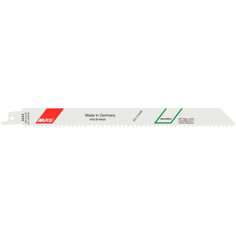 2 Lames scie Sabre Extra Forte bois multi Dents Frais. avoyées 230X19X1,57Mm - 4,2mm