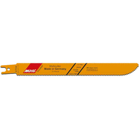 2 Lames scie Sabre Trimetal avec dents bilatérales fraisées et avoyées 200X19X1.27Mm - 2.5Mm - 1.8mm