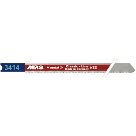 2 Lames scie Sauteuse HSS (pour acier/metal) dents fraisées avoyées 110/132Mm - 1.2mm