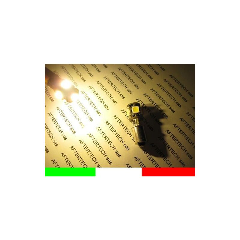 Aftertech - 2 lampadine 5 led canbus cdb bianco