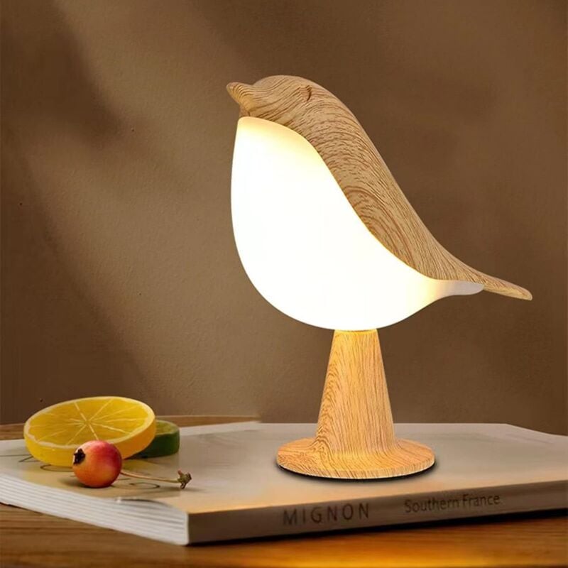 Ersandy - 2 Lampe de Table Sans Fil, led Lampe de Chevet, Veilleuse Tactile à 3 Couleurs à Intensité Variable, Portable Lampe de Table Rechargeable