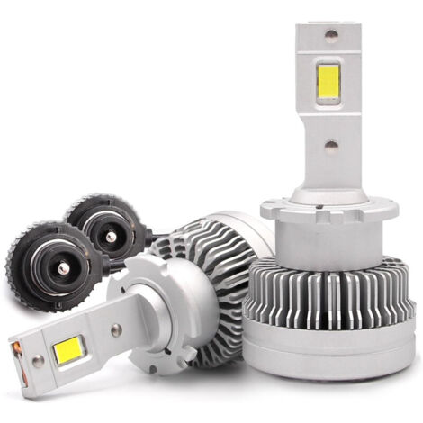 Комплект от 2 броя LED ЛЕД диодни крушки D2S за xenon 12-24V 50000lm Canbus без грешки 6000K