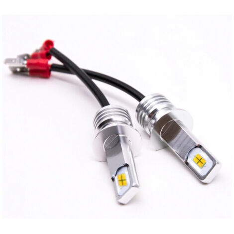 Комплект от 2 броя ЛЕД LED крушки за фарове H1 Х1 12V-24V Бели 6000k