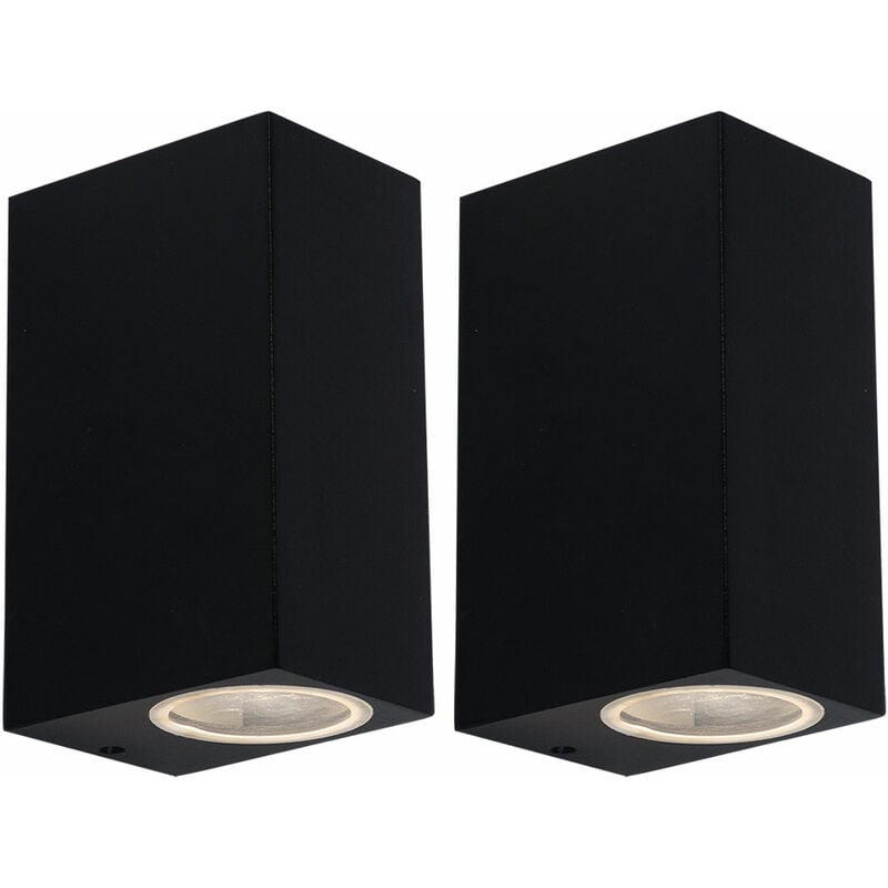 

Luz arriba y abajo luz exterior negro angular LED exterior puerta delantera lámpara pared de aluminio luz exterior luz exterior terraza luz de