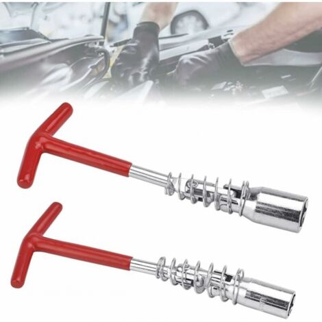 2 llaves para bujías de 16 mm y 21 mm para motocicletas, llaves para bujías, bujías para cortadoras de césped, extractor de bujías, para bujías de motor