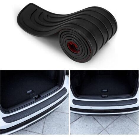2 lot Car Bumper Protector, Rubber Boot Protector, Self-Adhesive Rear Bumper Protector, Compatible with Most Cars (90 x 7 cm)