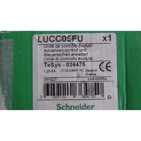 2 LUCC05FU , 1,25-5A , 110/240V Unit√© de commande EVOLUTIF SCHNEIDER ELECTRIC