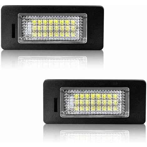 2 luces LED para matrícula de coche, coche general IP67 resistente al agua, para BMW E82/E88/E90/E92/E93/E39