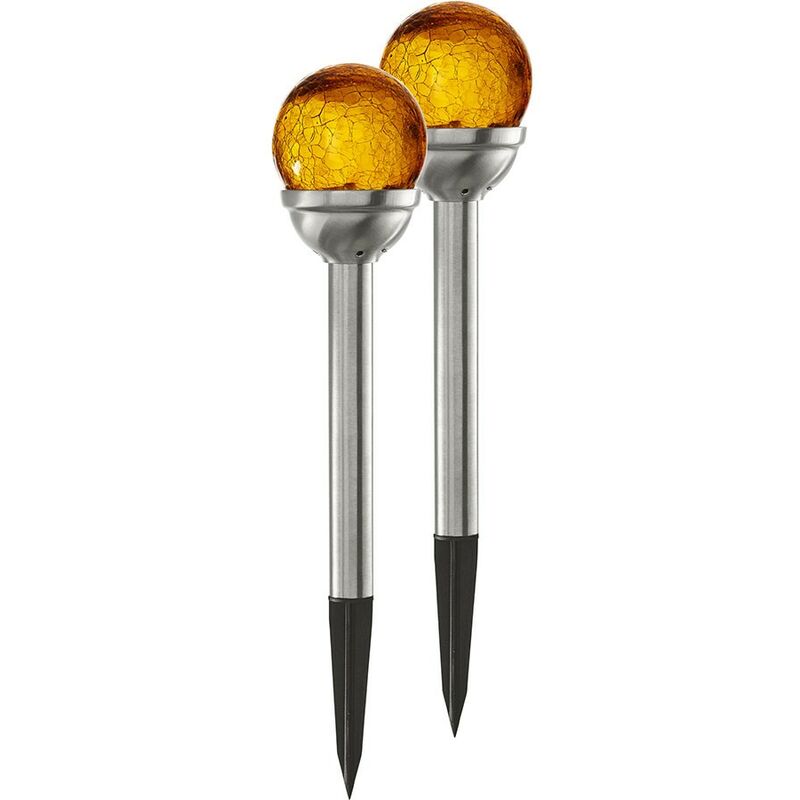 

2 luces solares decorativas de ámbar PATH LIGHT