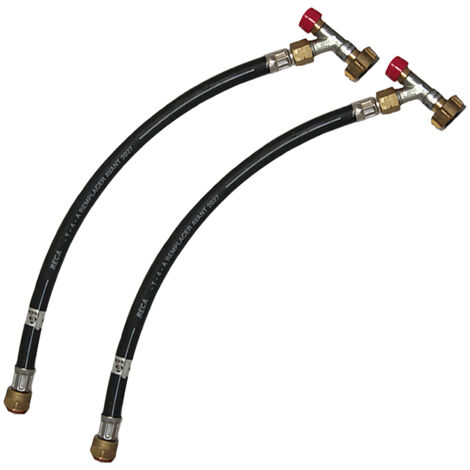 2 Lyres anti-arrachement 40cm bouteille FRANÇAISE Propane-Butane spécial Camping-Car - FAVEX